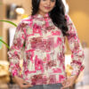 floral print full sleeve shirt for women smart casual & formal look