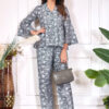 trendy floral print co ord set for women