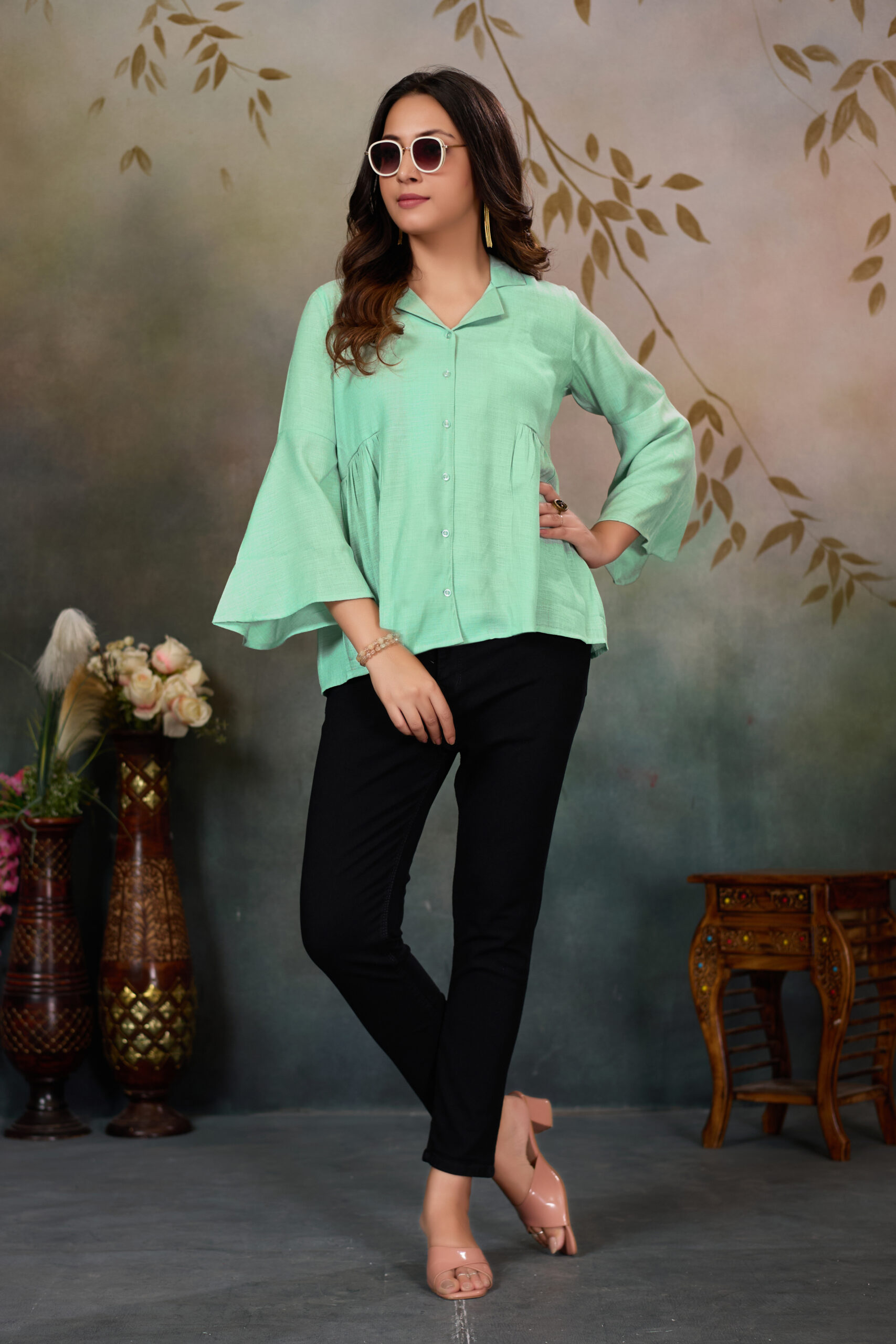 women's tunic top for casual wear