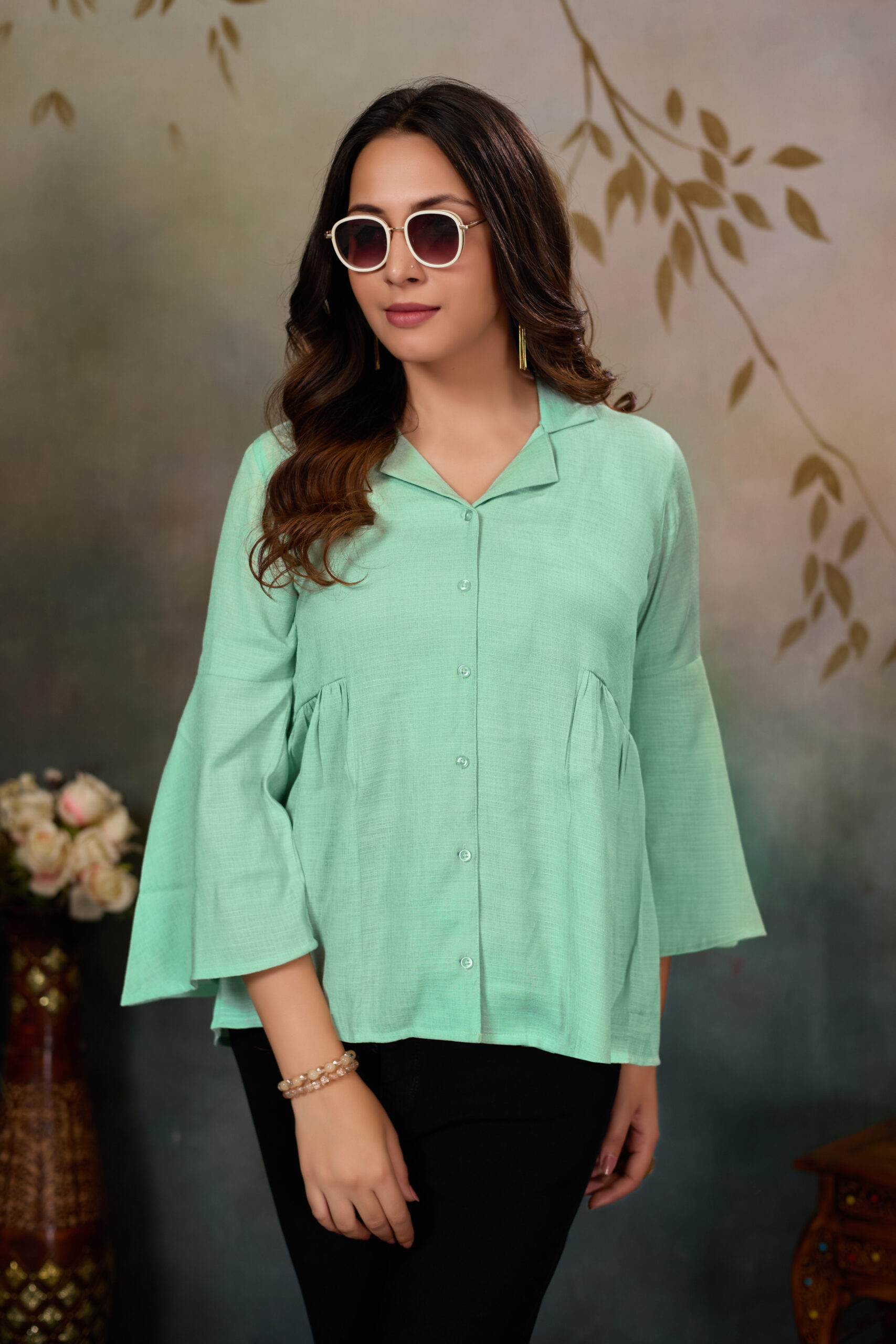 women's tunic top for casual wear