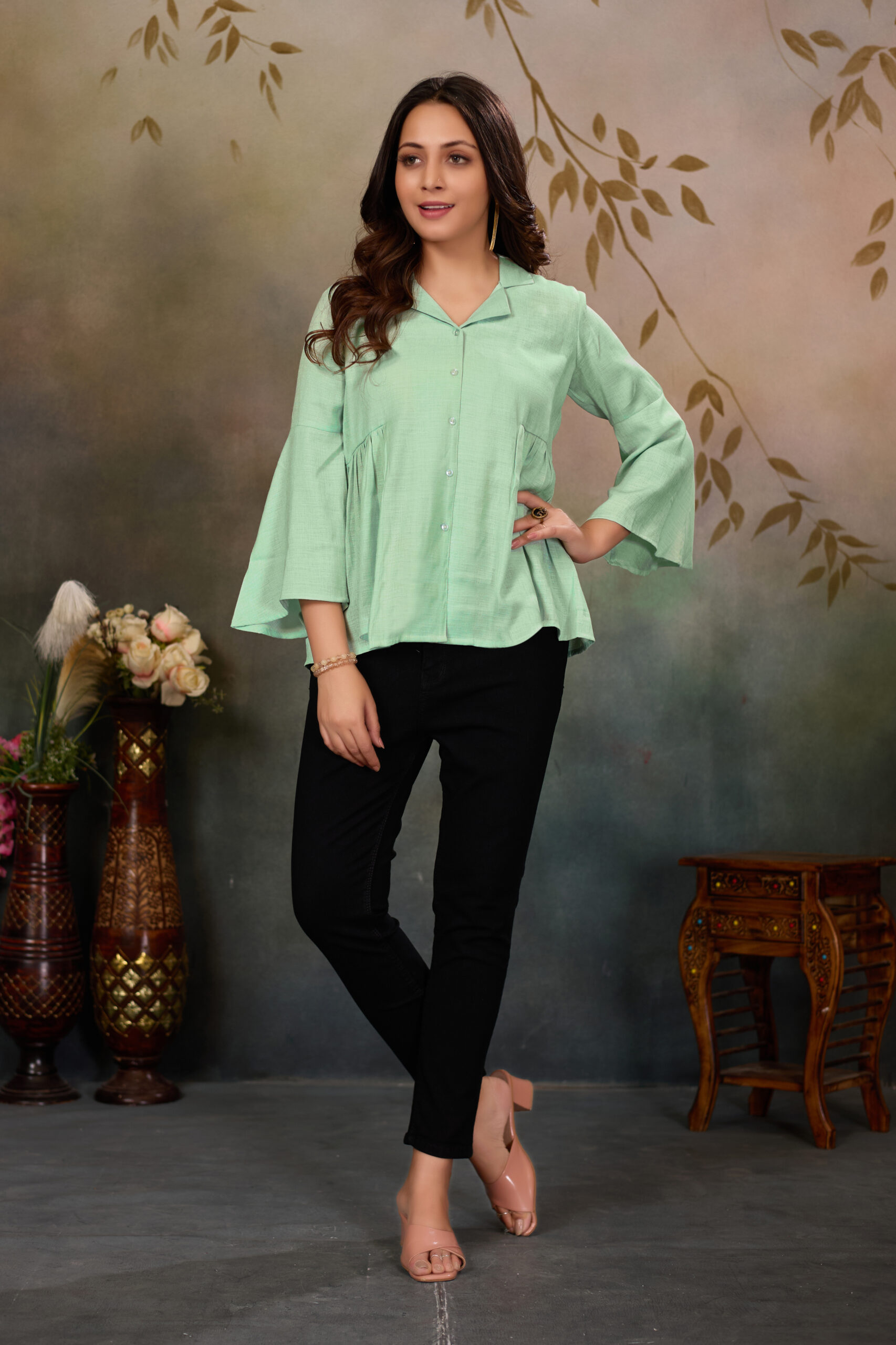 women's tunic top for casual wear