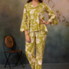 women's floral printed top and trouser set – comfortable and stylish co ord for casual wear