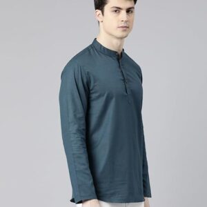 amous premium linen blend designer kurta, regular fit | casual ethnic wear | perfect for any occasion | linen blend fabric | elegant style| classic design