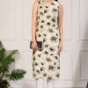 amous elegant abstract print straight kurti for women – comfortable ethnic wear for everyday sophistication