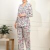amous women's printed casual tops & pants co ord set amous women's printed casual tops & pants co ord set
