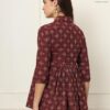 amous printed cotton long tunic top for women | short kurti for women | tunics top | tunics for women kurti | western office top | print tunic | print top | cotton print top