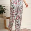 amous women's printed casual tops & pants co ord set amous women's printed casual tops & pants co ord set