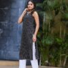 amous women's cotton blend printed casual straight kurta for women girl
